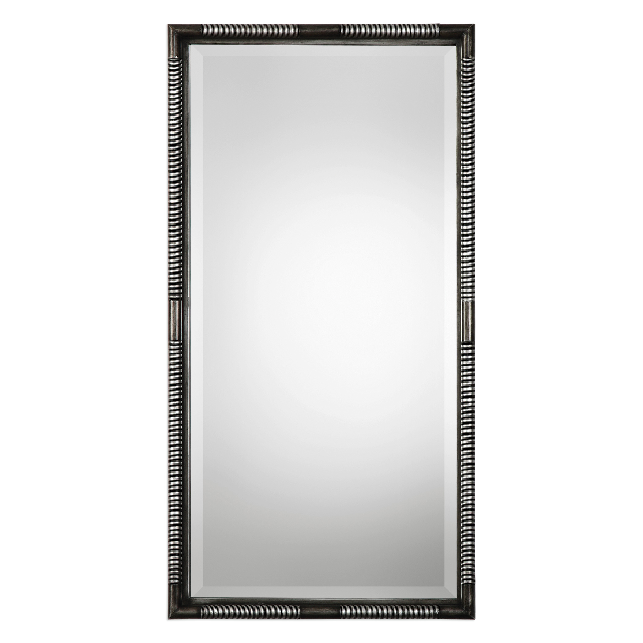 Online Designer Bathroom Finnick Iron Coil Rectangle Mirror